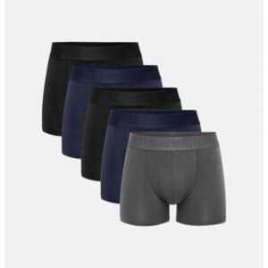 RESTERÃDS 5-pak bambus tights i mørke nuancer til herre